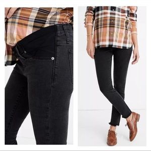 Madewell Side Panel Black Skinnies